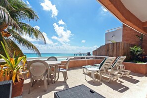 Exklusiv lägenhet - 3 sovrum - havsutsikt | Balkong