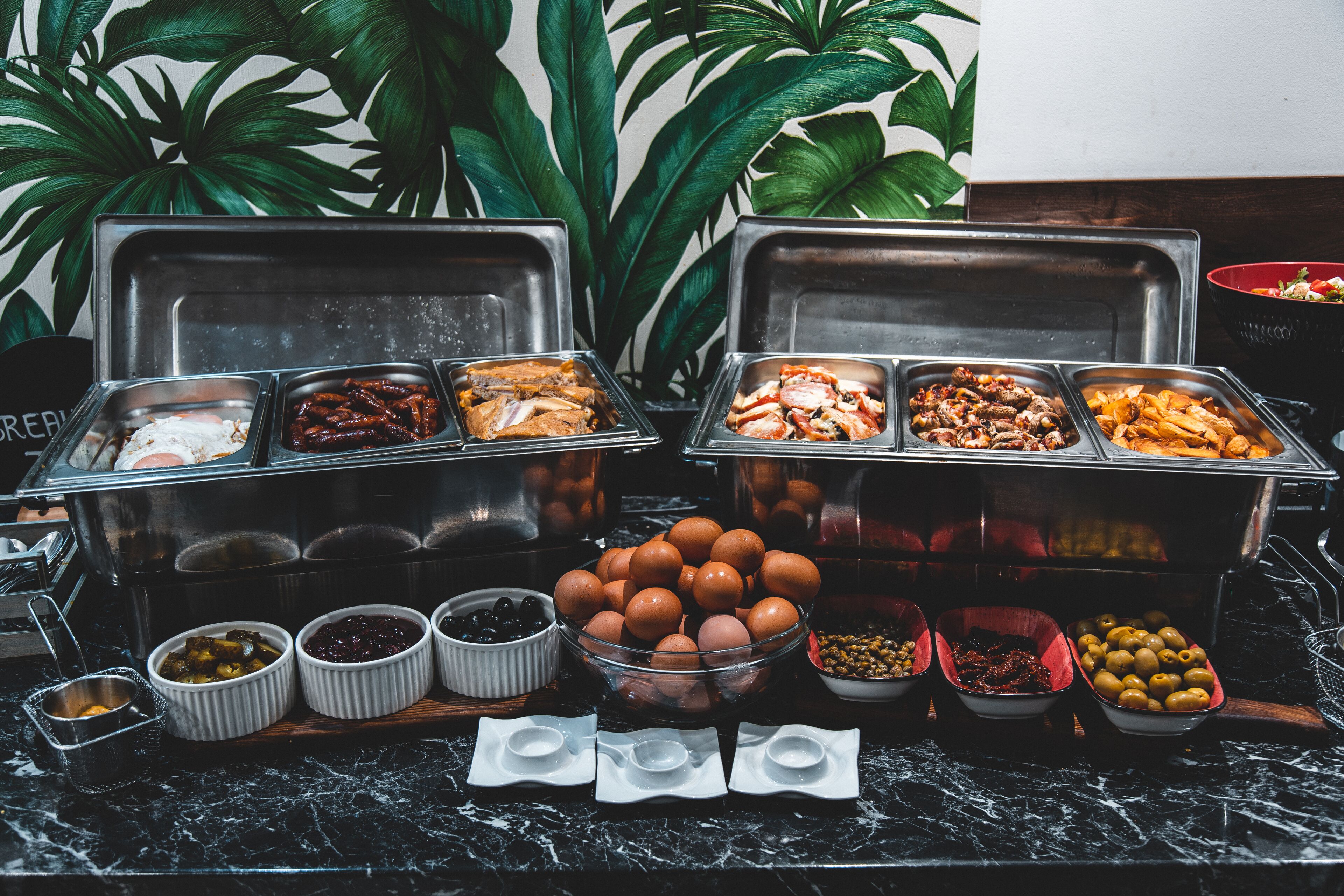 daily buffet breakfast (eur 10 per person)