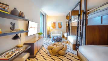 Room, Multiple Beds, Ocean View | Egyptian cotton sheets, premium bedding, down comforters, minibar