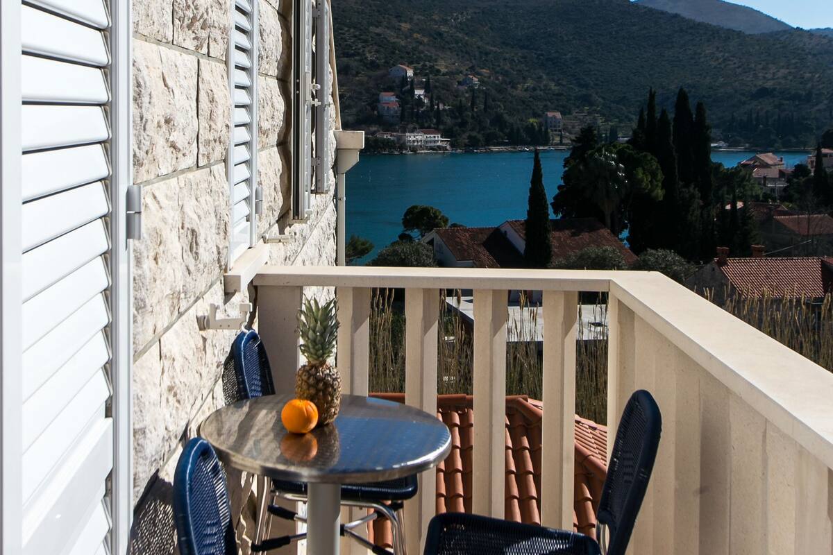 Appartement Standard, 1 chambre, coin cuisine, vue mer | Vue de la chambre