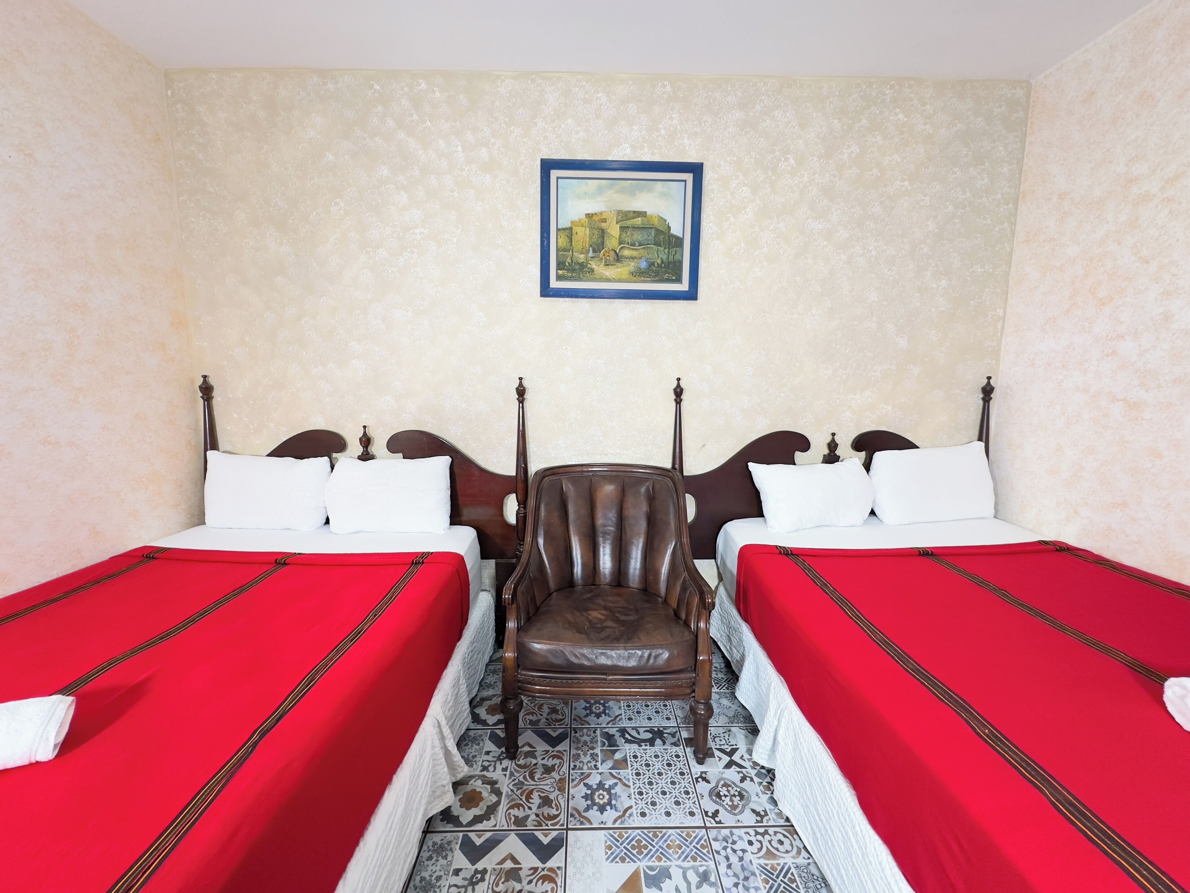 Blackout curtains, free WiFi, bed sheets