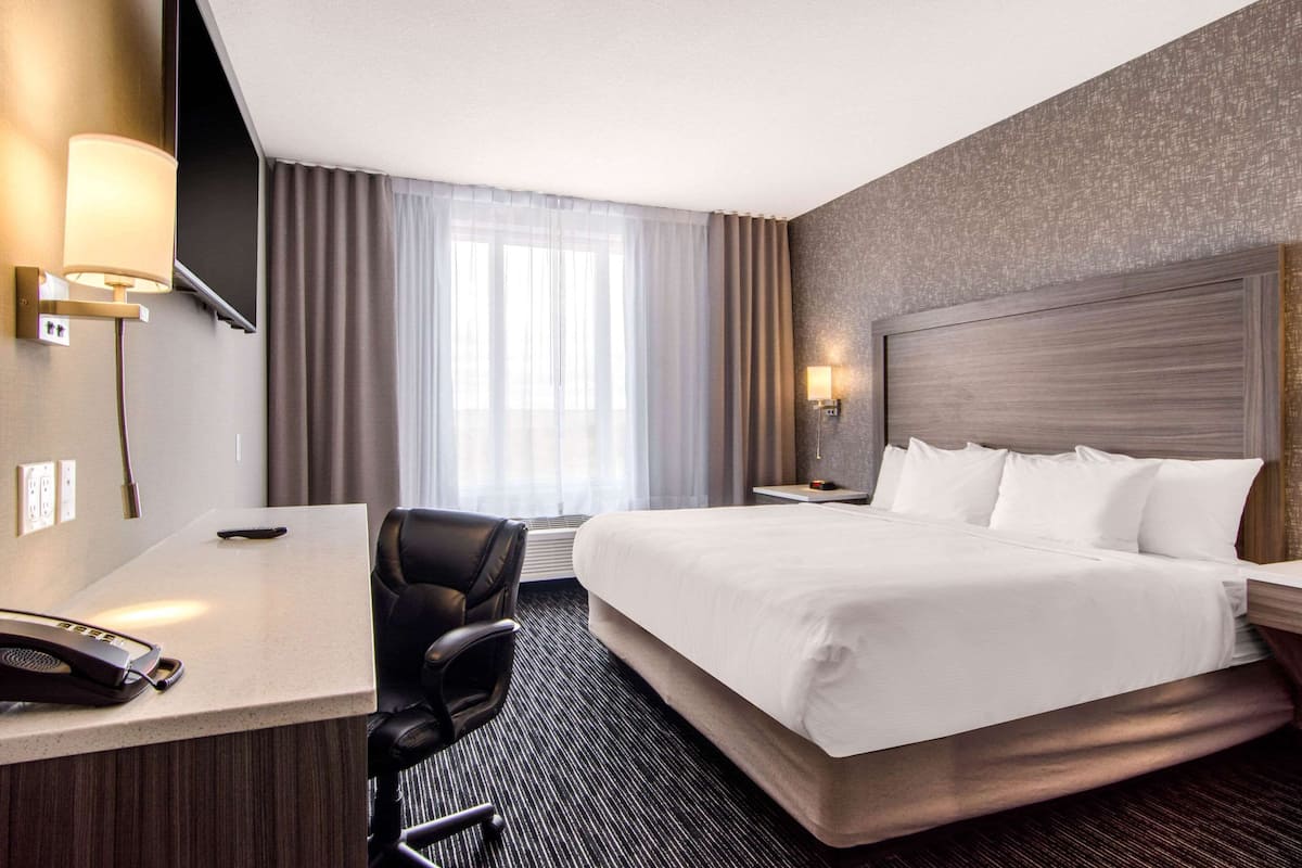 Suite, 1 King Bed with Sofa bed, Non Smoking | Premium bedding, desk, blackout drapes, soundproofing