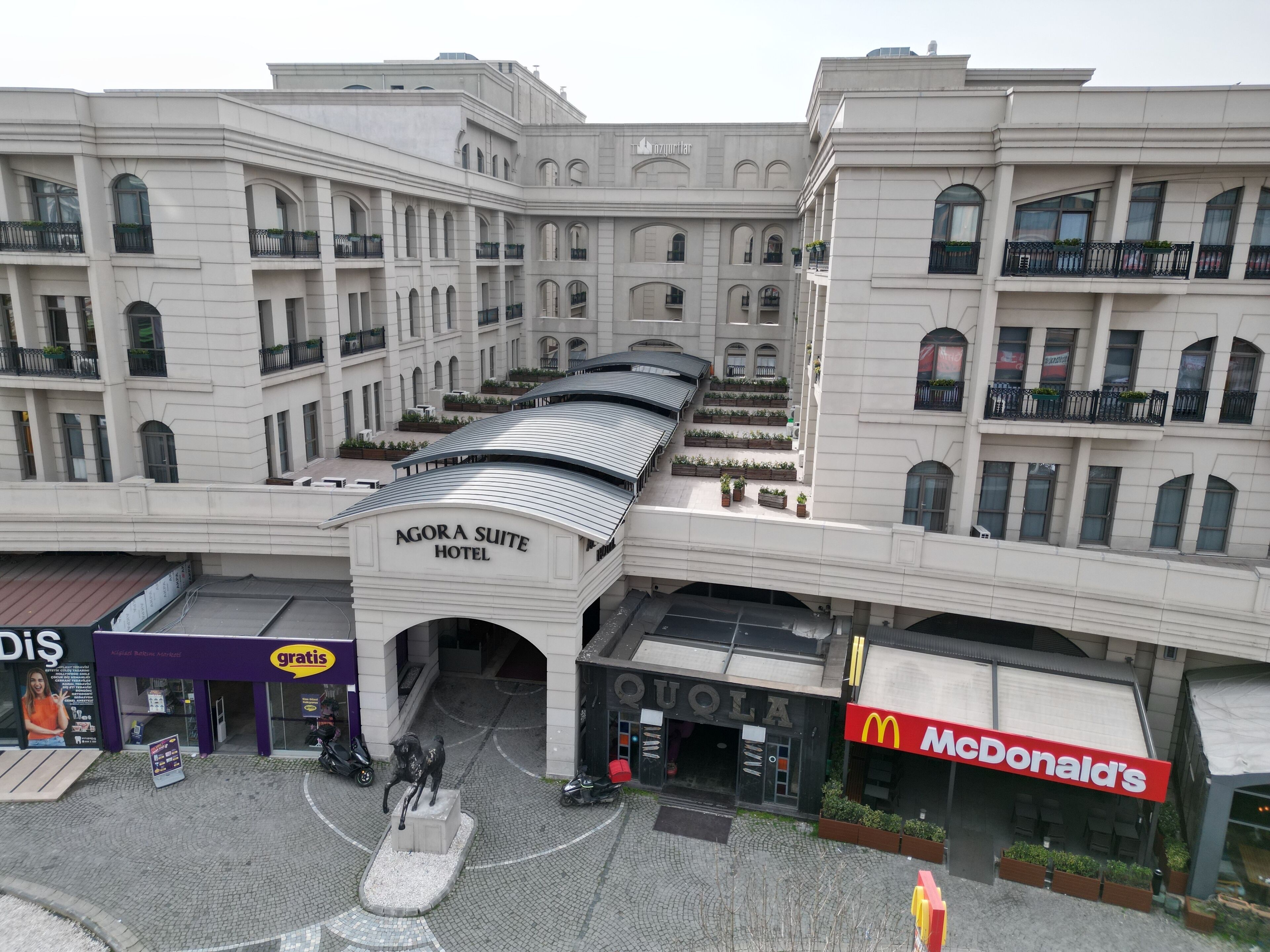 Fassade der Unterkunft