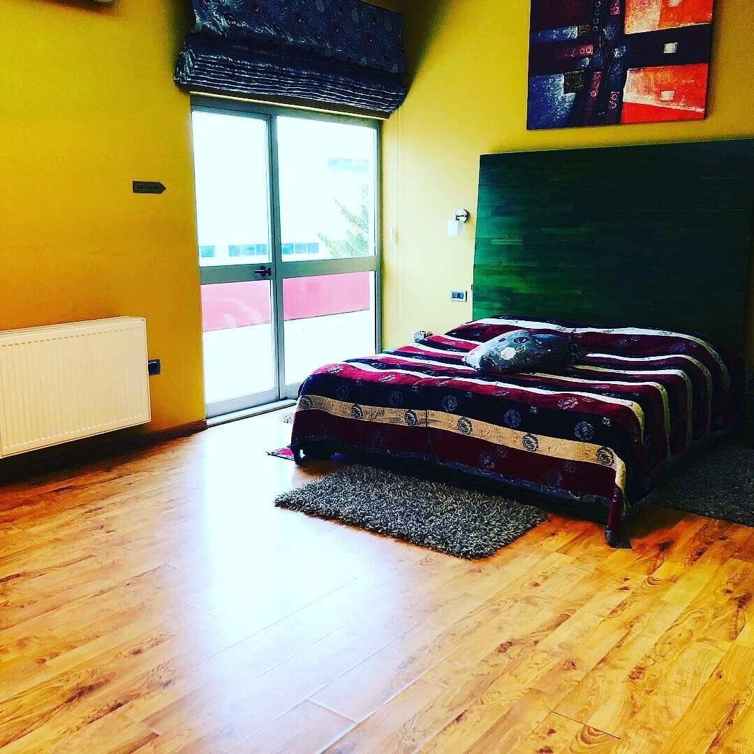 standard double room, 1 king bed, balcony, valley view | view from room