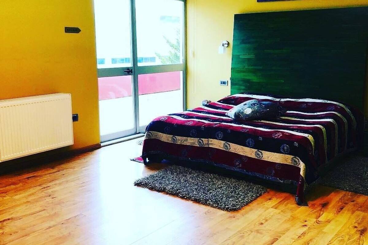 standard double room, 1 king bed, balcony, valley view | view from room