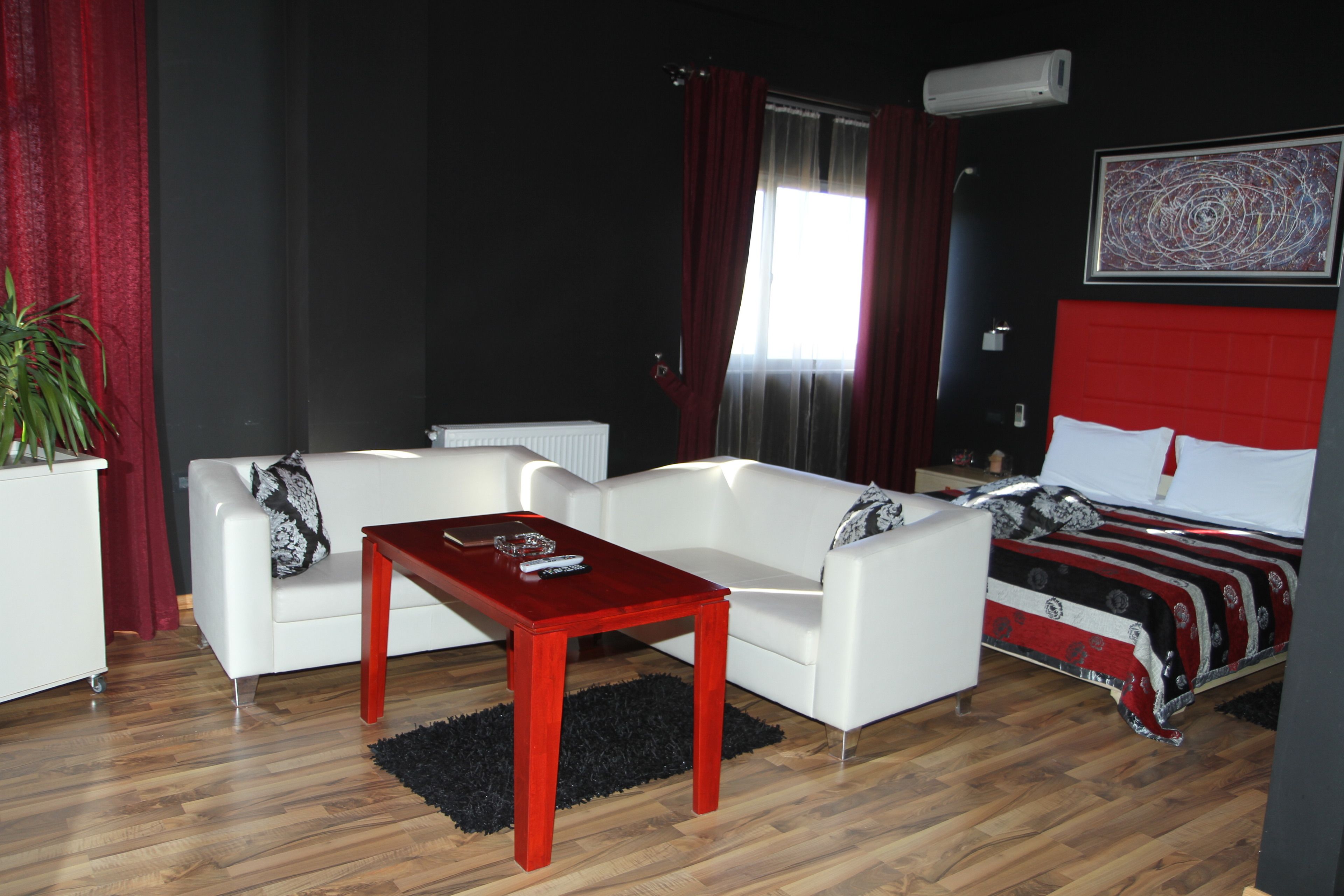 premium bedding, desk, soundproofing, iron/ironing board