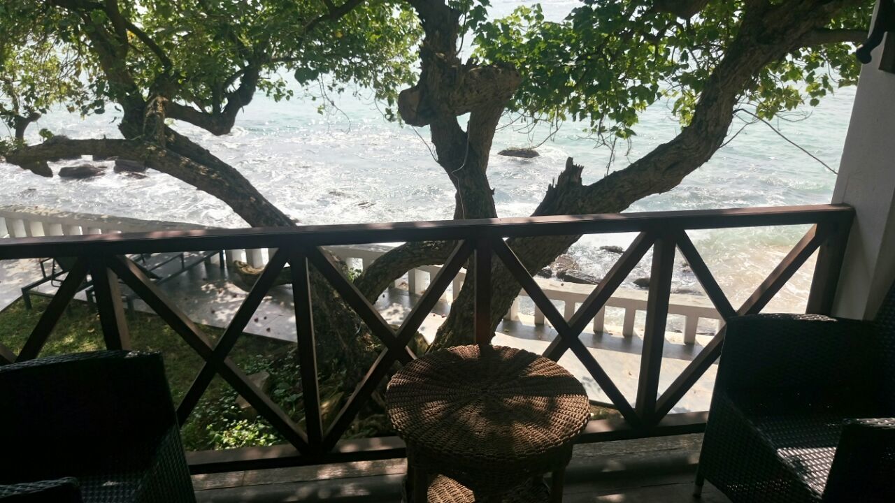 standard double or twin room, 1 queen bed, ocean view, sea facing | terrace/patio