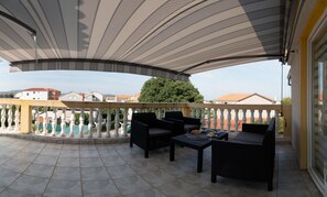 Apartment, 2 Bedrooms, Terrace, Sea View | Terrace/patio