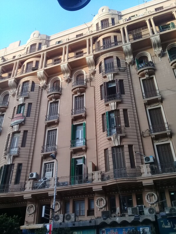 Front of property - Nile plaza hostel (Cairo)