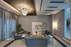 42-inch LCD TV with satellite channels, TV