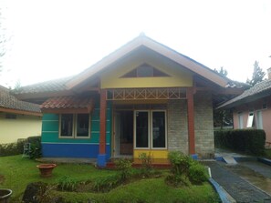 Façana frontal de l'allotjament