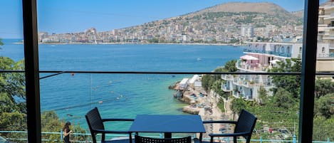 Uitzicht vanaf balkon