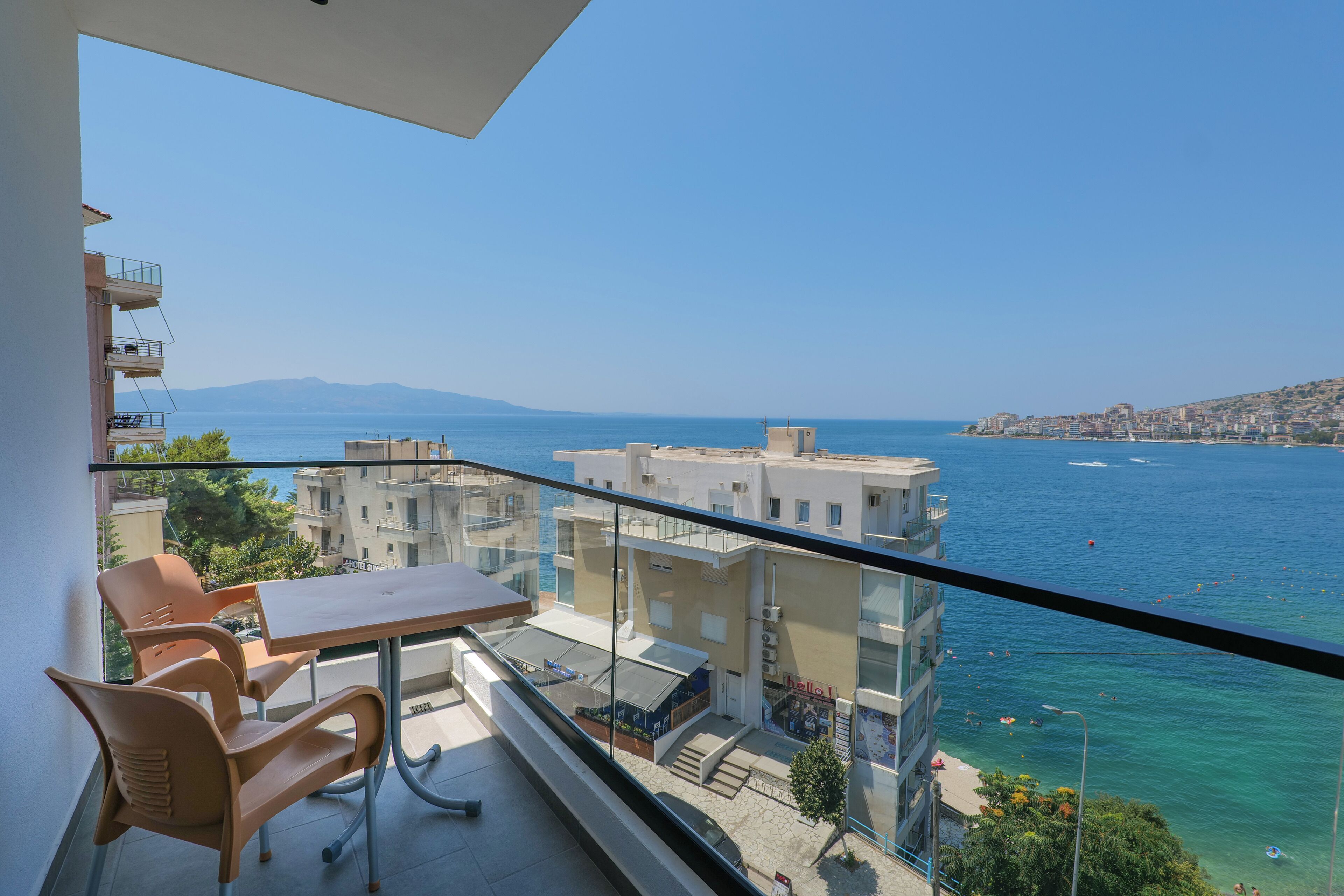 Deluxe Double Room, Sea View | Balcony view