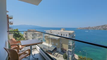 Deluxe Double Room, Sea View | Balcony view