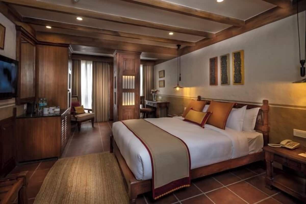 Luxe beddengoed, pillowtop-bedden, een minibar, een kluis op de kamer