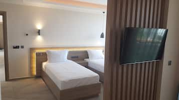 Quarto quádruplo luxo | Roupas de cama premium