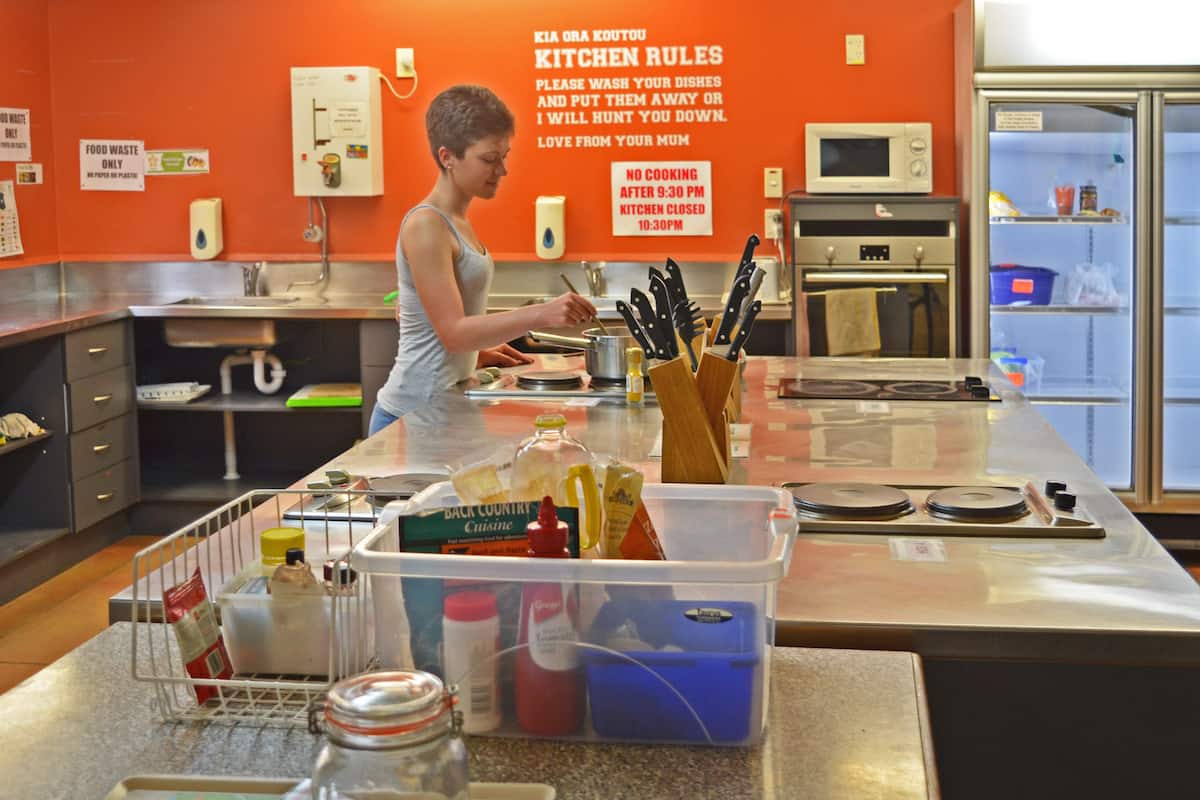 fridge, microwave, coffee/tea maker