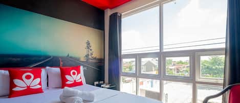 Chambre Double Standard (Bronze) | Fer et planche à repasser, lits pliants/supplémentaires, Wi-Fi gratuit