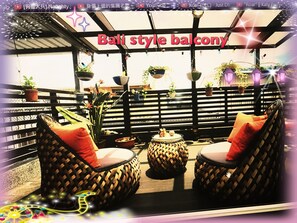 Balcony view - Park 61 B&B (Luodong)