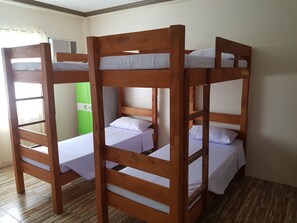 Family Room for 8 | Desk, rollaway beds, free WiFi, bed sheets - Sha's Amour Dormitel (Vigan)