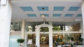 Overnatningsstedets facade