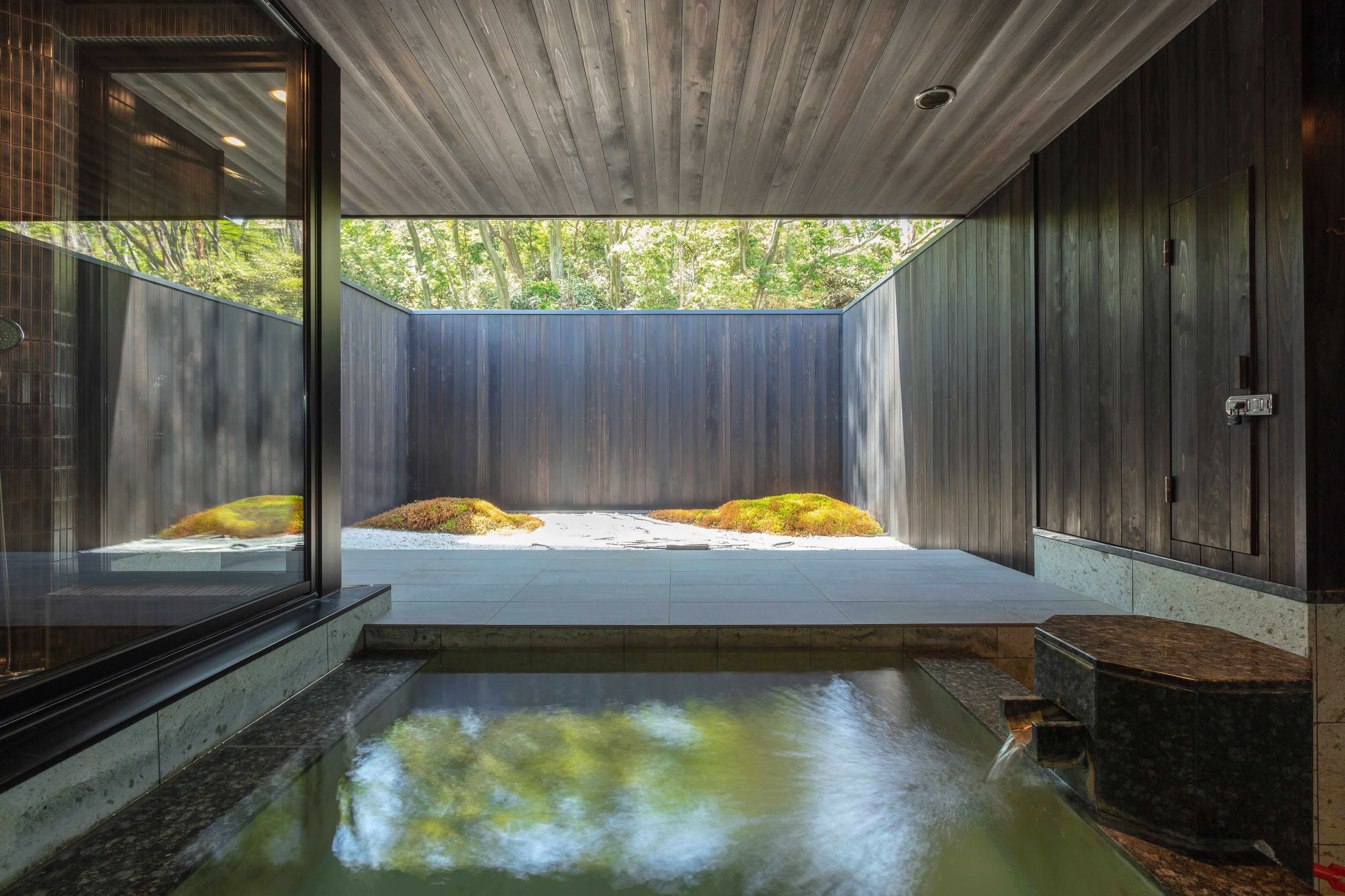 wa suite | bathroom | separate bathtub and shower, spring water bathtub, free toiletries