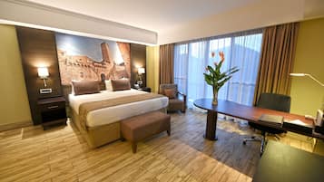 Executive Room | 1 bedroom, premium bedding, in-room safe, individually decorated