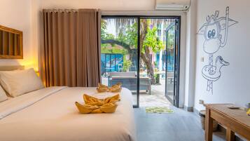 DELUXE POOL VIEW | Literie de qualité supérieure, matelas Select Comfort