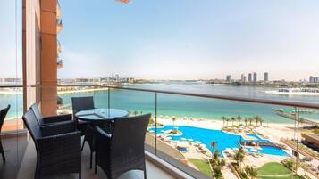 Apartment, 1 Bedroom | Balcony view