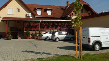 Free self parking, free valet parking