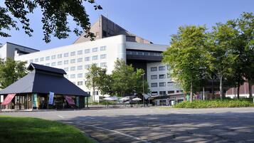 Overnatningsstedets facade