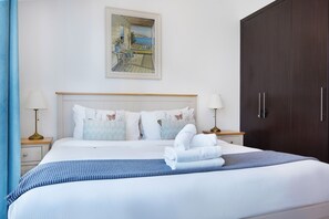 Apartamento, 1 quarto | 1 quarto, cofres nos quartos, cortinas blackout