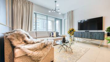 Căn hộ Deluxe, 1 phòng ngủ | Khu phòng khách