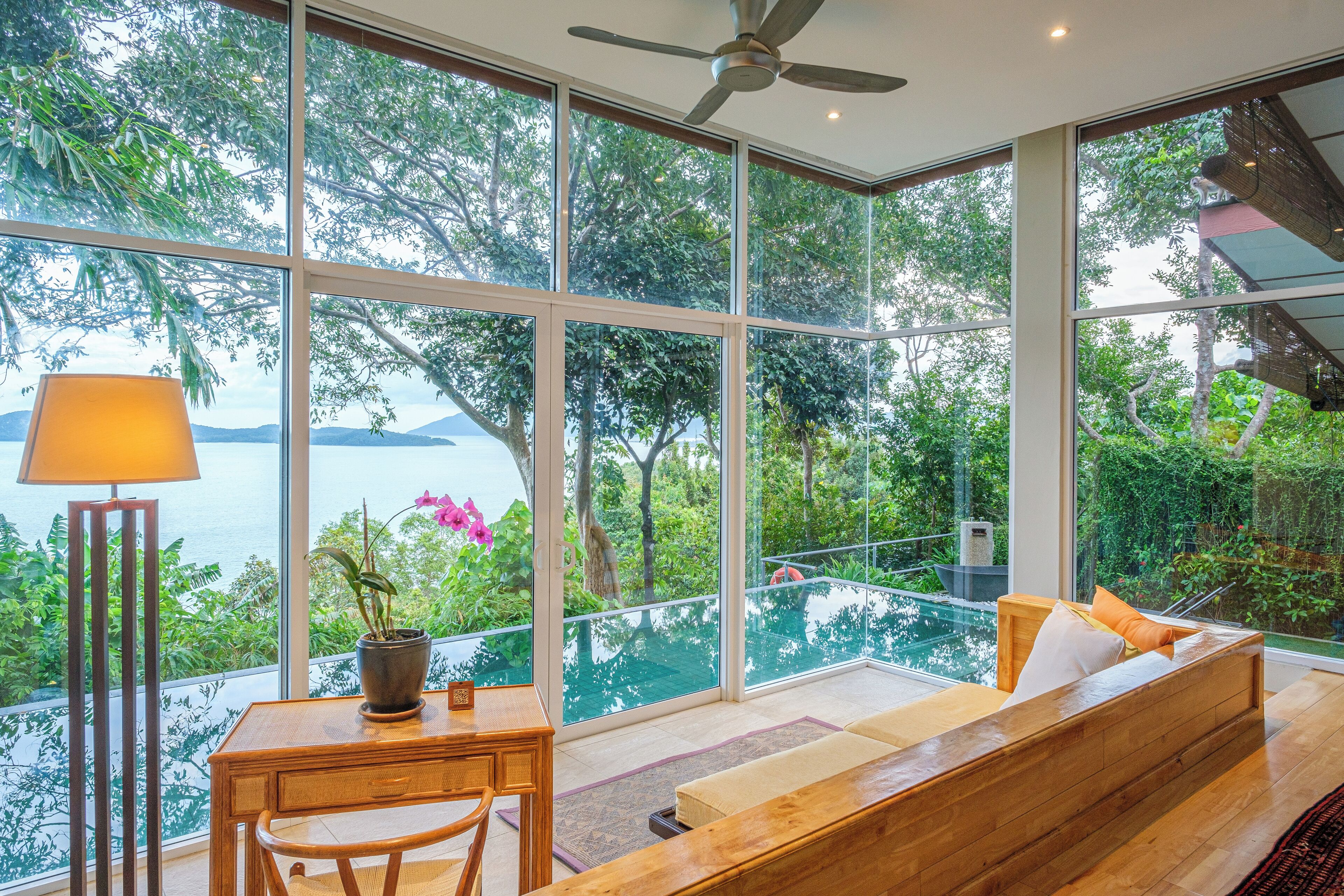 Villa Sawak | 私人厨房 | 大冰箱、微波炉、茶具/咖啡用具、电热水壶