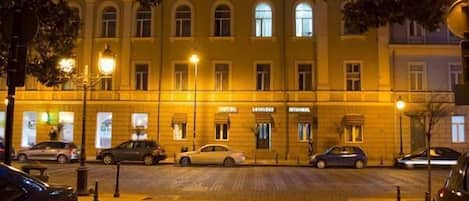 Front of property – evening/night
