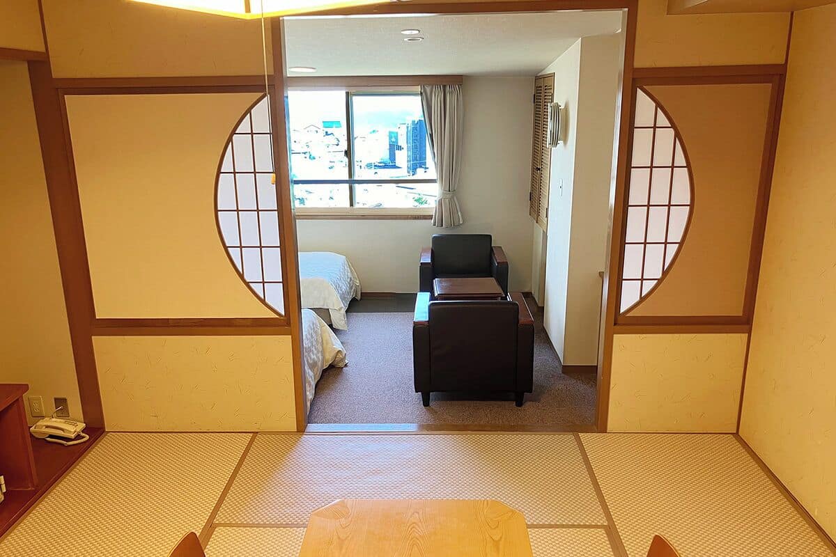 Room with Tatami Area-High Floor-Sea View - Non-Smoking | In-room safe, desk, bed sheets