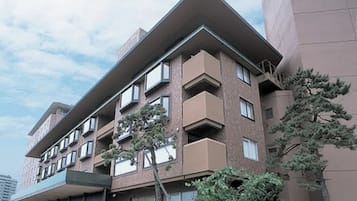 Façana frontal de l'allotjament