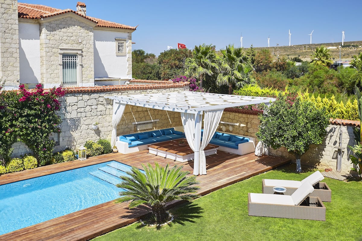 Tas Konak | Vista giardino