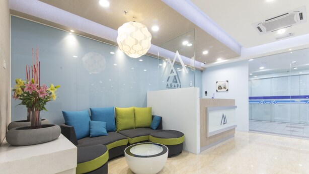 Lobby sitting area