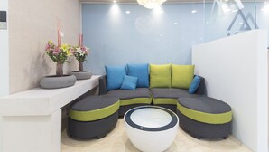 Lobby sitting area