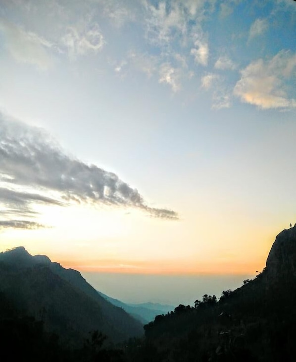 Uitzicht vanuit accommodatie