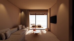 Terra Design Suite with Private Pool and Sea View | Water view - Tropicana Suites & Villas (Mykonos)