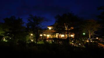 Front of property - evening/night