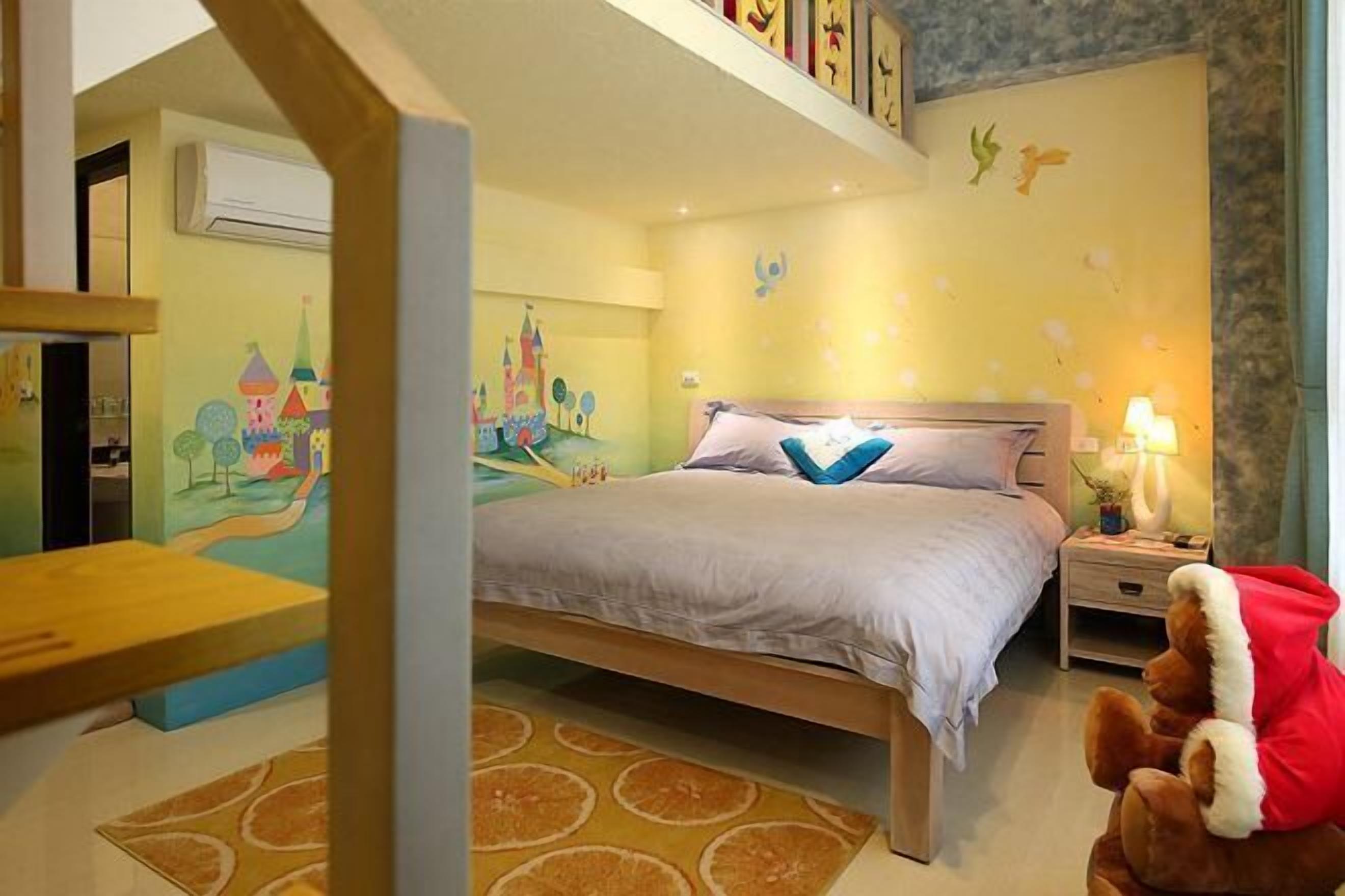 Desk, blackout curtains, iron/ironing board, free WiFi