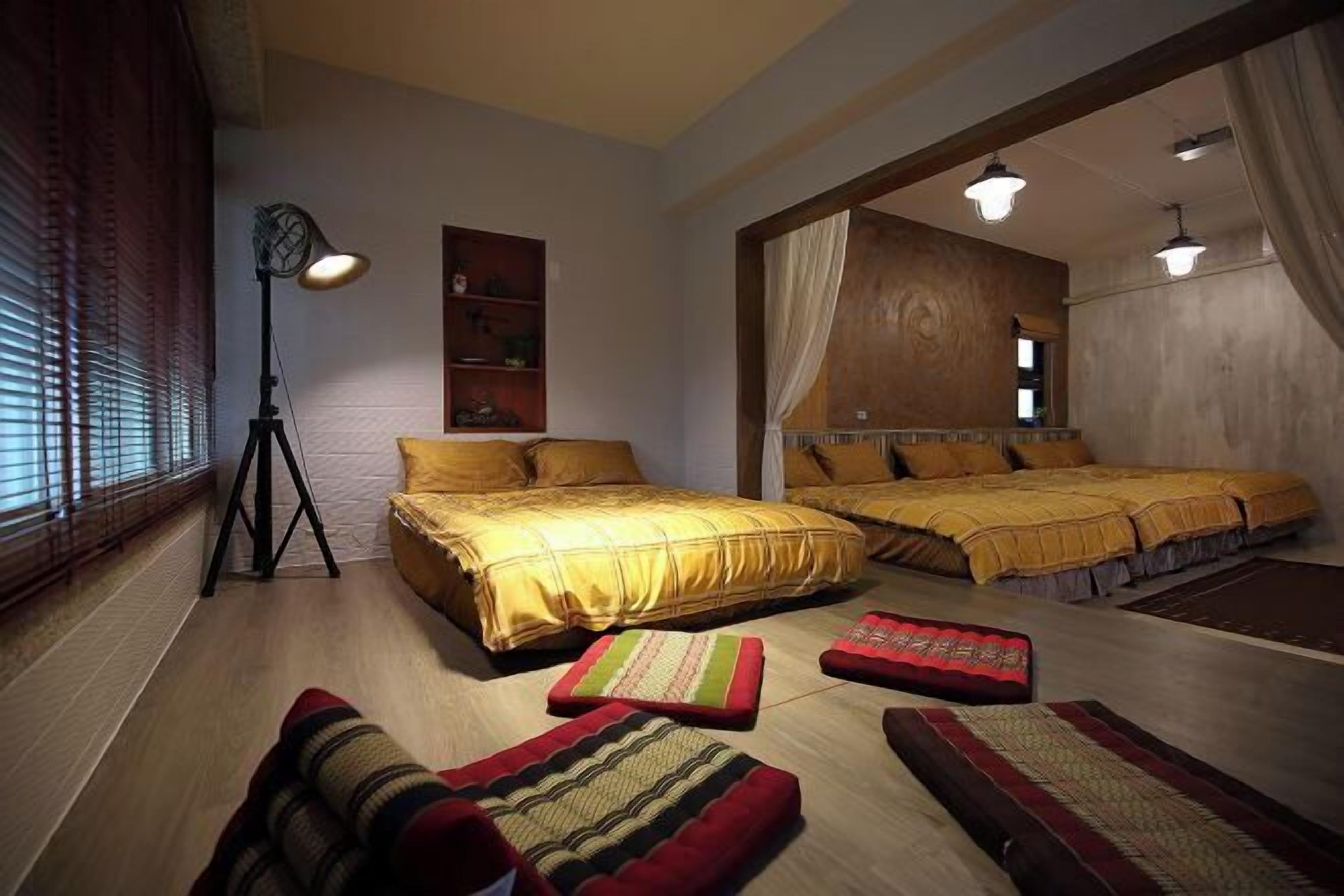 Desk, blackout curtains, iron/ironing board, free WiFi