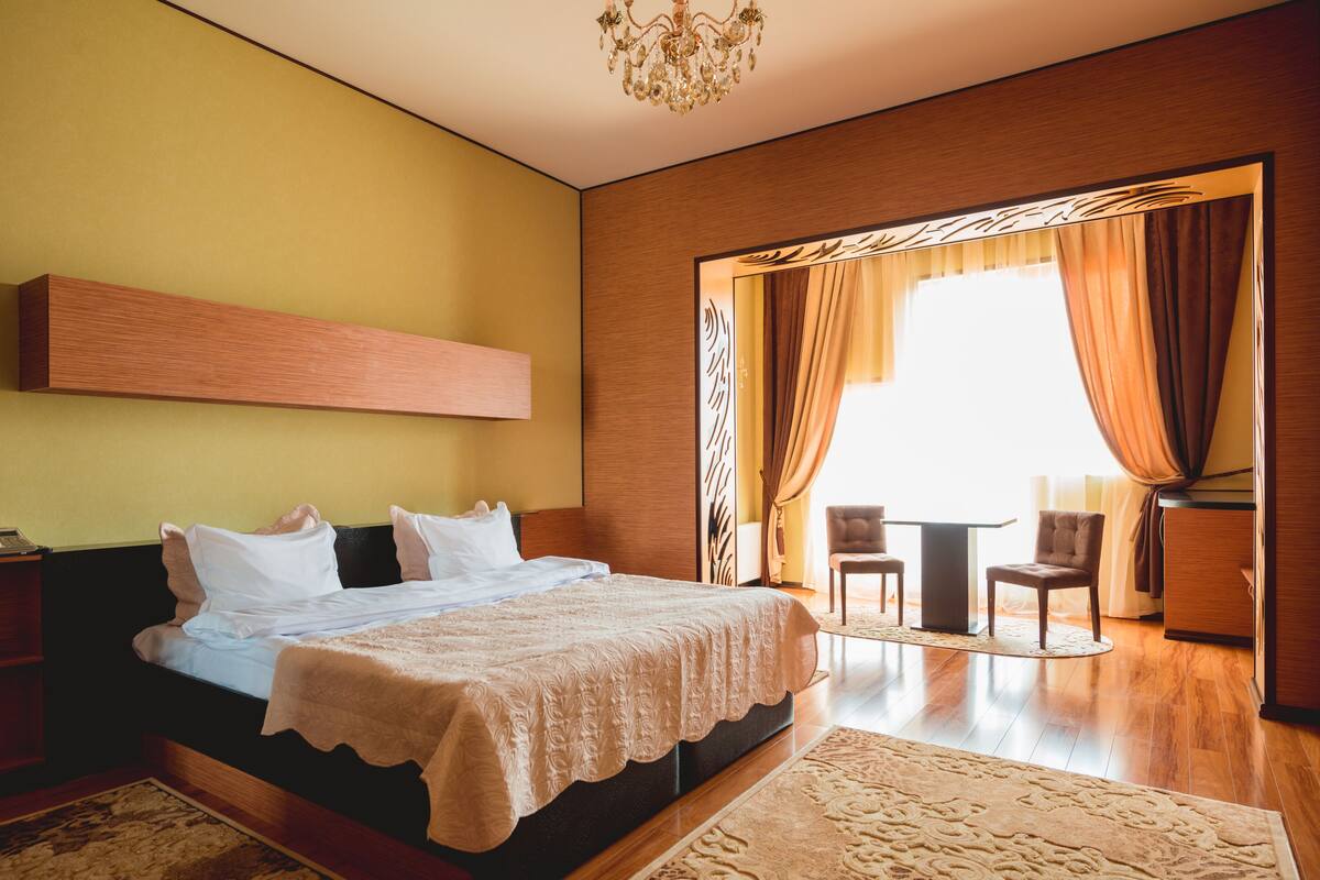 Phòng Suite có tầm nhìn toàn cảnh, quang cảnh biển | Bộ đồ giường cao cấp, két bảo mật tại phòng, phòng cách âm