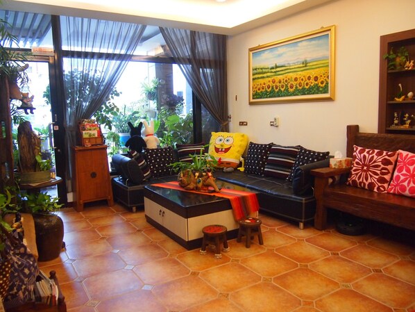 Zona de estar del vestíbulo