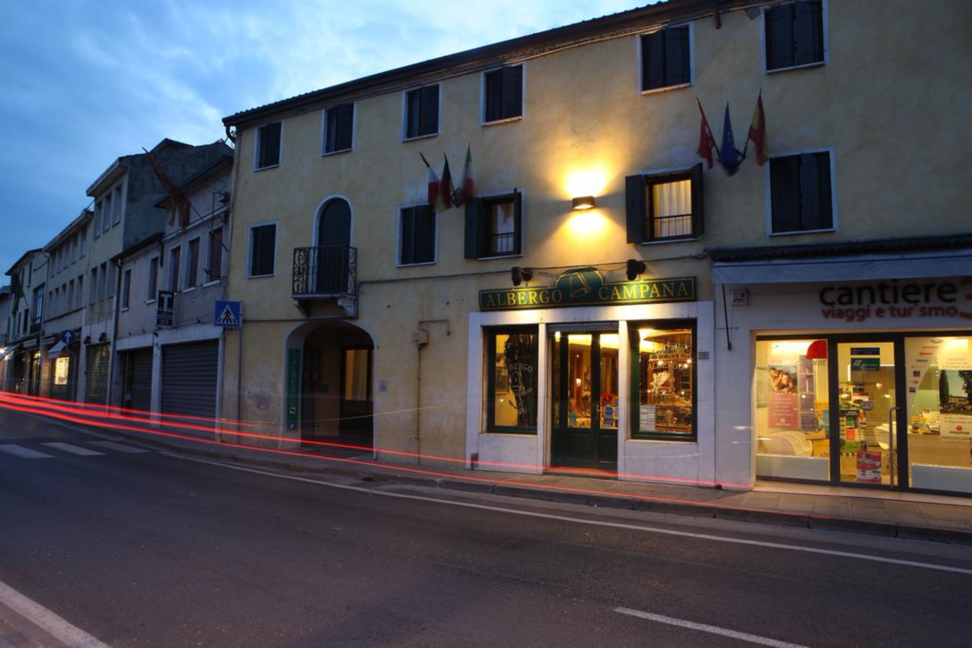 front of property – evening/night