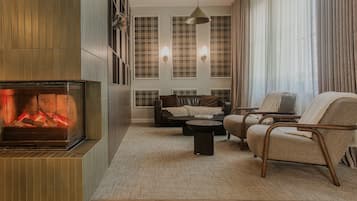 Sala de estar en el lobby