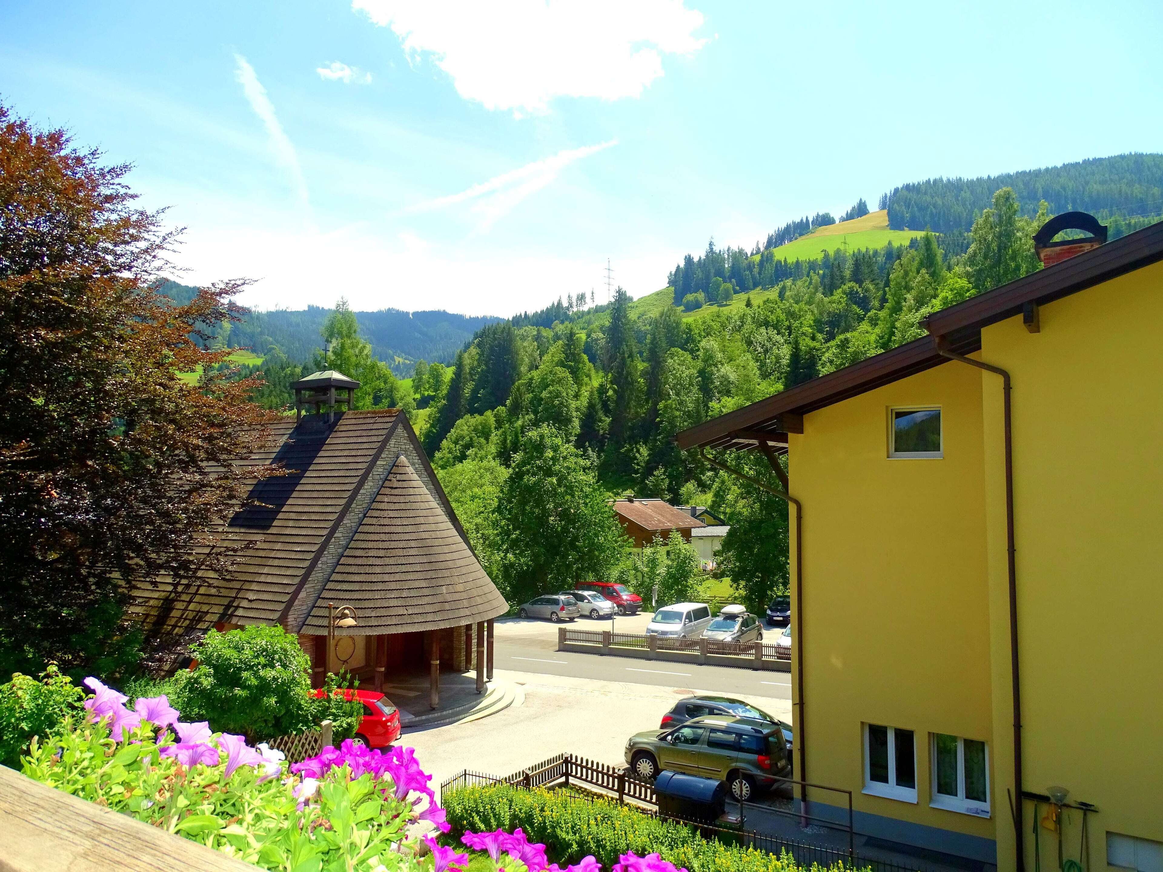 Lägenhet Standard (with Hochkönig Card) | Utsikt mot trädgården